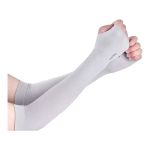 Zs - Best Lets Slim Outdoor Unisex Arm Sleeves Sport Cooling Uv Sun Protection - Black