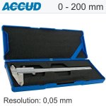 Vernier Caliper 200 Mm 0.05 Mm Acc. DIN862 0.05 Mm Grad. S steel AC120 008 14