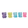 5 Pack Bear Stress Balls Tpr Slow Rising Squeeze Toy For Kids Adults
