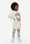 2 Piece Printed Set - Light Beige Hello Kitty