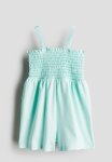 Cotton Jersey Romper Suit - Mint Green