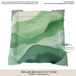 Playmat Boho Green Watercolour Effect Playmat