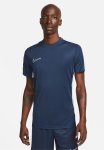 Nike Academy Dri-fit Short-sleeve Football Training Tee - Obsidian & White