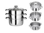 3 Piece 22CM Steamer Set