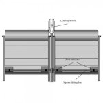 DACE Vertical Roll-up Garage Motor Kit - Double Doors