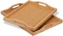 2 Piece Bamboo Serving