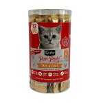 Purr Puree Plus+ Skin & Coat Cat Treats - Skin & Coat Care Bulk Deal 16 Chicken Sachets & 16 Tuna Sachets