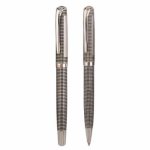 Wallstreet Metal Ballpoint Pen And Rollerball Set