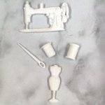 White Resin Sewing Set White X5