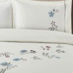 Carleton Embellished Duvet Cover Set Terrace - Queen
