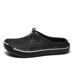 Unisex Solid Colour Hollow Out Breathable Clogs Comfy Non Slip Durable Eva Slippers For Men's & Women's Outdoor Activities