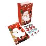 Px Santa Claus Party Favour Paper Bags With Sticker-empty Lucky PACKET-12 Piece