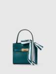 Serin Small Lock Top Handle Bag - 0 Crystal Teal