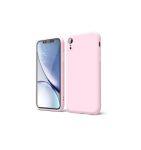 Liquid Silicone Back Case Compatible With Iphone Xr-pink