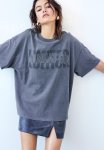 Oversized Motif-detail T-Shirt - Grey
