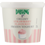 Creamy Strawberry Flavoured Frozen Yoghurt 1L