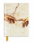Michelangelo: Creation Hands Foiled Journal Notebook Blank Book New Edition
