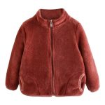 Betadog Boys' Zip Up Kids' Full Zip Ultra Soft Sweatshirt Coat For Boys And Girls Fall Clothes 520 Wine 3-4 Years