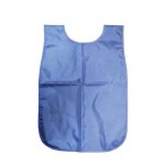 Apron School Primary Double-sided Plain Blue