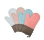 Silicone Kitchen Oven Gloves Baking Mitts Pair Heat Protection 4 Pack Color