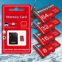 Memory Card 256GB 128GB 64GB 32GB High Speed Flash Micro Sd Card 16GB 8GB 4GB 2GB 1GB A1/C10/U3 Memory Tf/sd Card For Tablet/camera/mobile Phone/laptop/pc/car