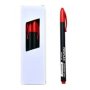 Ohp Permanent Markers - Red 10 Pack M 0.8MM Bullet Tip