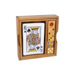 Thai Wooden Game Card & Dice
