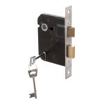 DY2261-76CH 4 Lever Powder Coated Upright Lock - Chrome