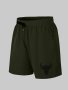 Plus Size Men's Novelty Bull Head Pattern Print Shorts Summer Fashion Drawstring Shorts For Gym & Outdoor Activities Big & Tall