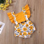 Yellow Flower Romper