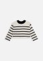 Stripe Crew Cropped Jumper