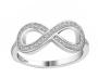Duches Infinity Ring In Sterling Silver