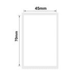 NB197 - - B1 B21 B3S B4 - 45X70MM - 110 White Labels