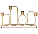 Candle Holder 4PCS 27X15CM Gold