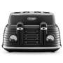 De'Longhi Delonghi Scultura Selections 4 Slice Toaster: Granite Black CTZS4003.BK