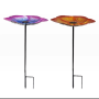 Bird Bath For Outside Bird Feeders With Stake 2 Pieces