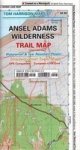 Ansel Adams Wilderness Trail Map - Shaded-relief Topo Map Sheet Map Folded