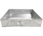 Galvanized Baking Pan 11& Square 5CM Height