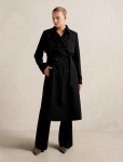 Delilah Soft Trench Coat - 18 Black