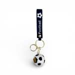Fcm Ball Keychain Black & White