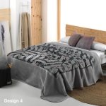 Spanish Mora 3D Art Blanket- Double Queen Assorted Colours Designs - Design 4