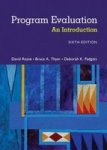 Program Evaluation - An Introduction To An Evidence-based Approach Paperback 6TH Revised Edition