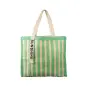 Beach Bag Green Stripes