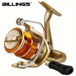 Billings AC1000-7000 Series Spinning Reel - 5.2:1 Gear Ratio 10KG Max Drag Aluminum Alloy Ideal For Freshwater & Saltwater Fishi