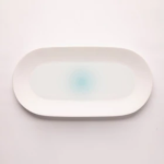 Designers Guild - Aqua Oval Platter tray 32.5CM