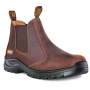 JCB Chelsea Brown Steel Toe Men's Boot Including Free High Quality Work Gloves - 9