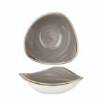 Churchill Peppercorn Grey Triangle Bowl 23.5CM - Set Of 12 - 23.5 Cm
