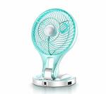 Portable Desktop Fan With LED Light Rechargeable