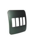 Four Single Module Vertical Cover Plate - Gun Metal - Buy Online At 7 Triple 7