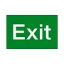 Parrot Products Exit Symbolic Sign Printed On White Acp 150 X 300MM